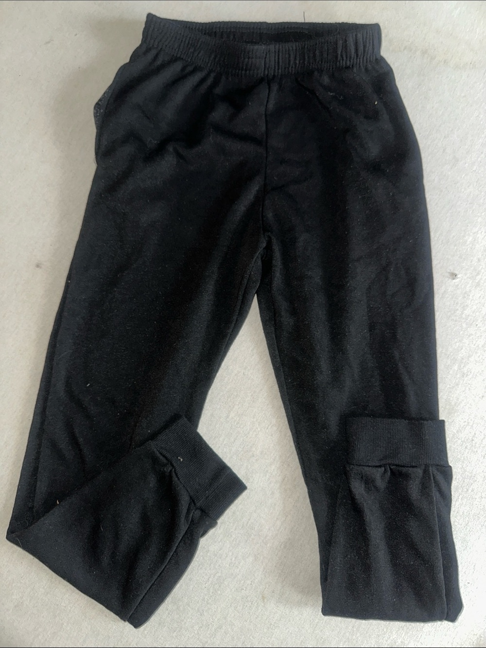 Kids Size 10/12 Ultra Performance Black Stretch Jogger Pants